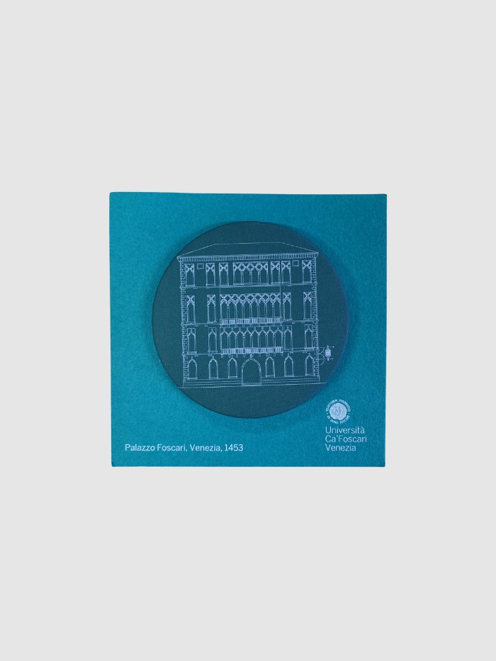 Magnete con cartoncino "Palazzo Foscari" by Macro Milano - "Palazzo Foscari" illustration Magnet by Macro Milano - immagine 3