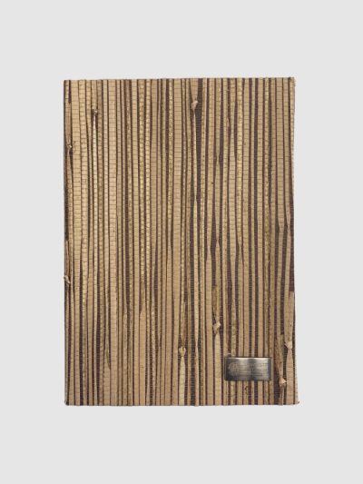 Block Notes in paglia naturale A5 - A5 Notepads with hard cover in natural straw