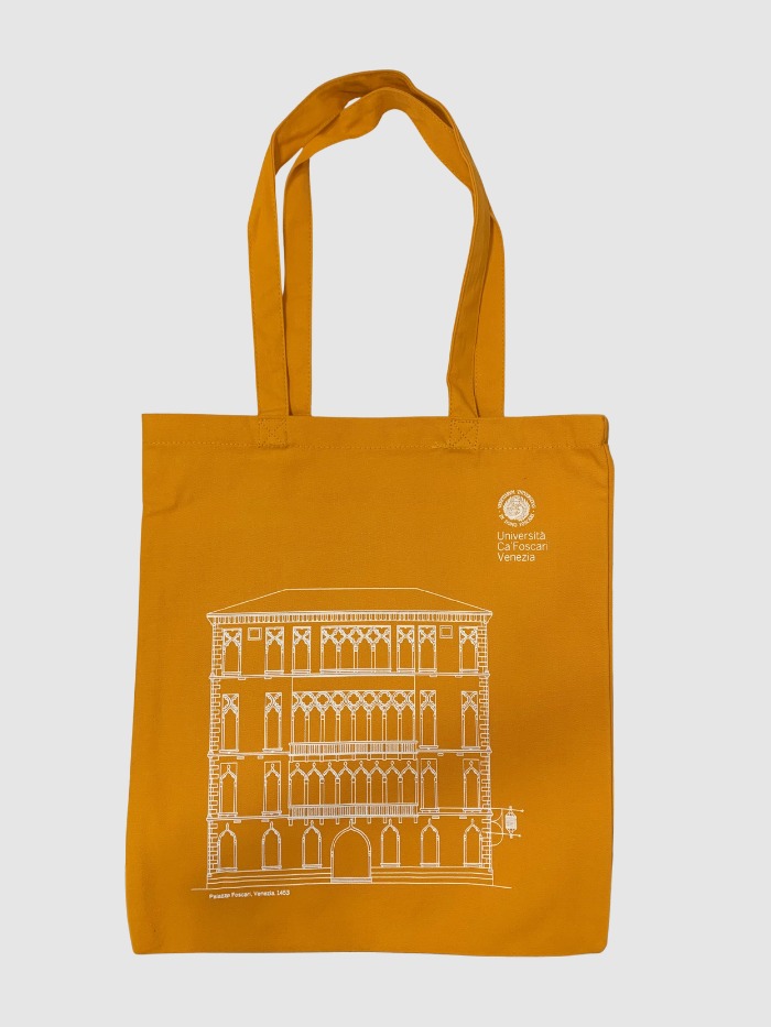 Tote bag "Palazzo Foscari" by Macro Milano Dark Sable - "Palazzo Foscari" illustration Tote bag by Macro Milano Dark Sable