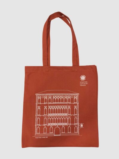Borsa Tote bag "Palazzo Foscari" by Macro Milano Terracotta - "Palazzo Foscari" illustration Tote bag by Macro Milano Terracotta