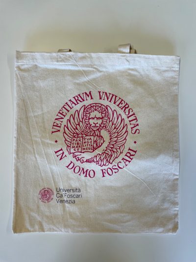 Tote bag beige logo grande
