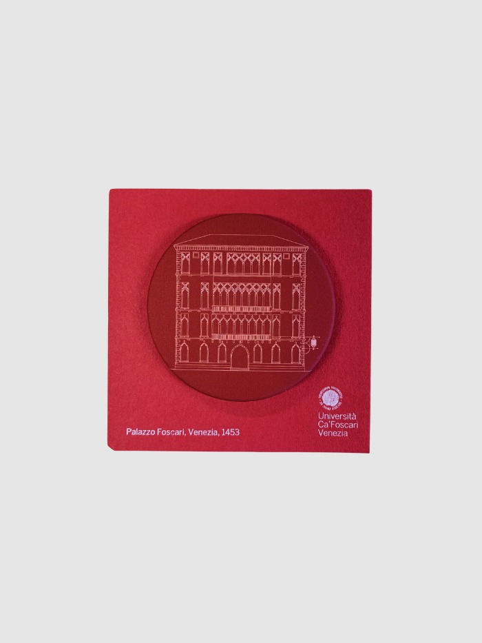 Magnete con cartoncino "Palazzo Foscari" by Macro Milano - "Palazzo Foscari" illustration Magnet by Macro Milano - immagine 5
