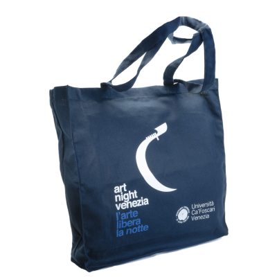 Tote bag con soffietto, edizione limitata Art Night - Art Night limited edition tote bag with gusset